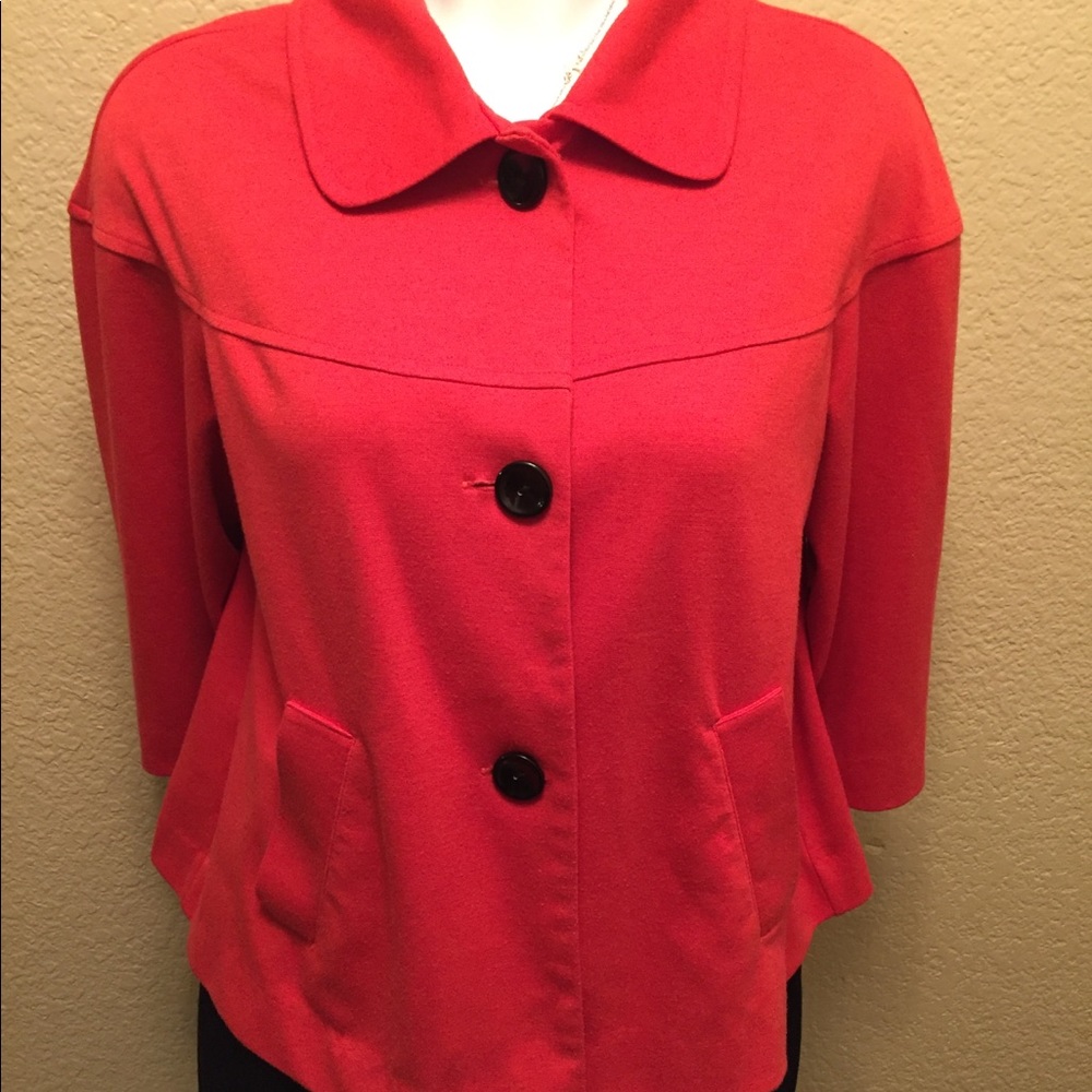 SALE
 Notations Crop Stretch Jacket Blazer CapeB1